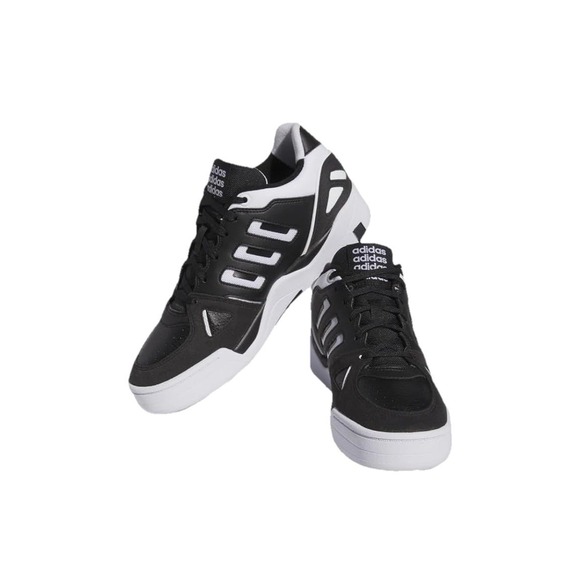 Adidas Men\'s Midcity‎ Low Basketball Shoes  8 Black Cloud White New main image 6